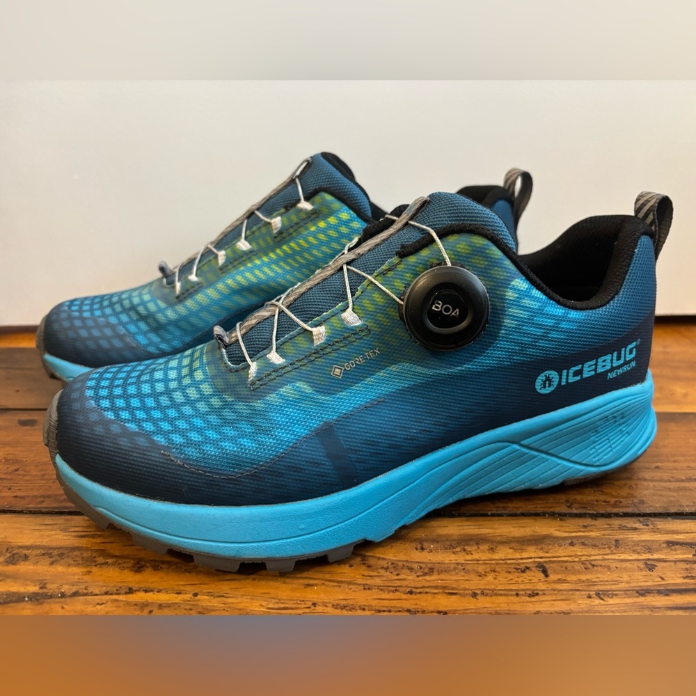 Icebug Newrun w/ Bugrip GTX 8.5 Women’s Ice Running Anti-slip speed lace Eur 40